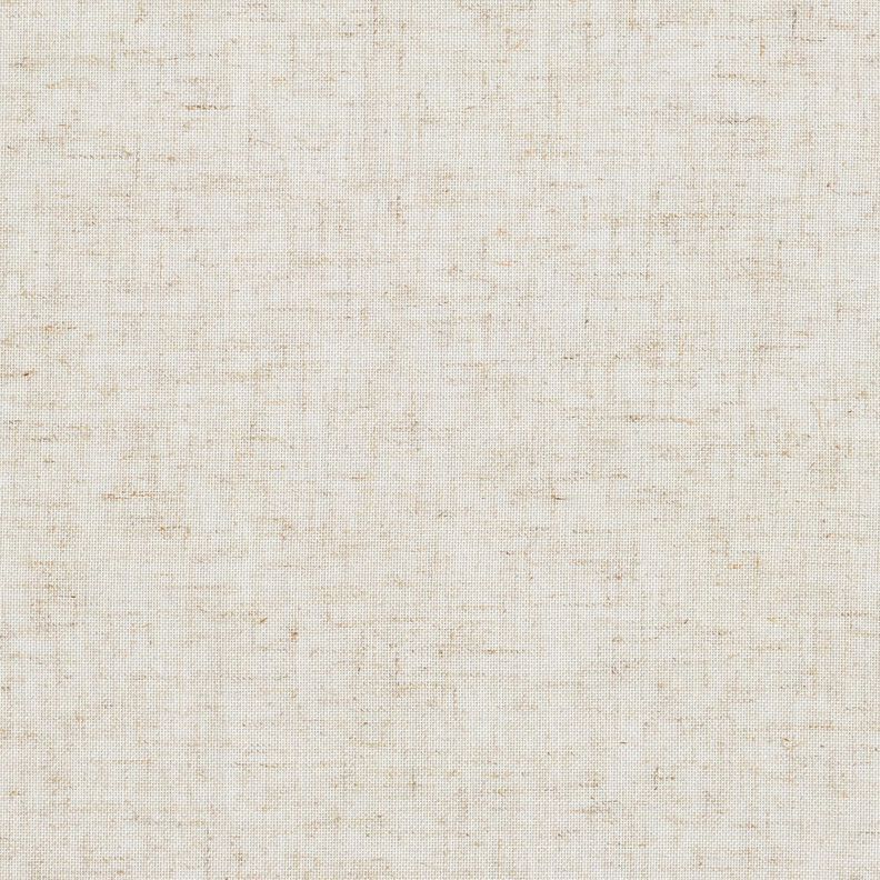 Tecido para cortinados Mix de linho Liso – natural,  image number 1