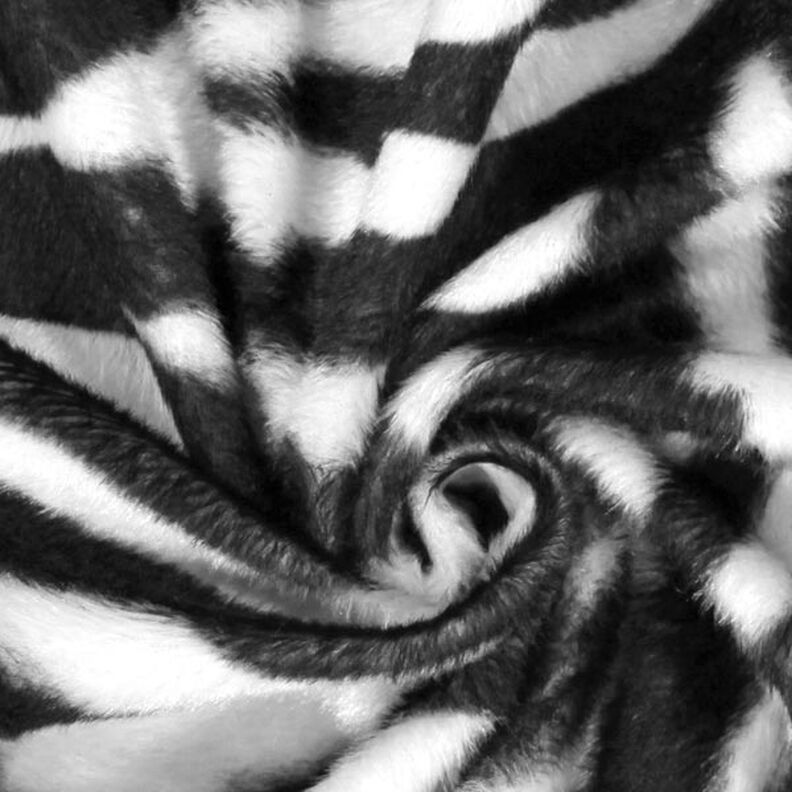 Imitação de pele zebra – preto/branco,  image number 3