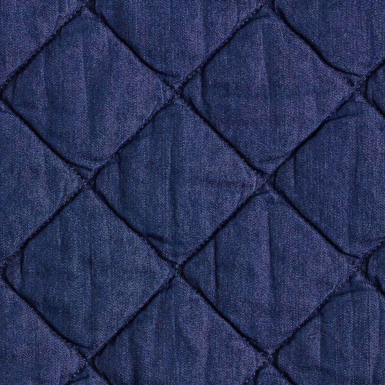 Ganga Tecido acolchoado Losangos – azul-noite,  image number 1
