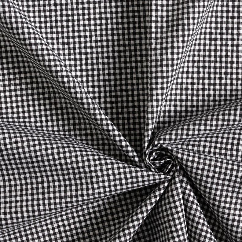 Tecido para camisas Xadrez pequeno – preto/branco,  image number 3