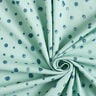 GOTS Jersey de algodão Cabeça de papoila | Tula – verde pastel/azul petróleo,  thumbnail number 3