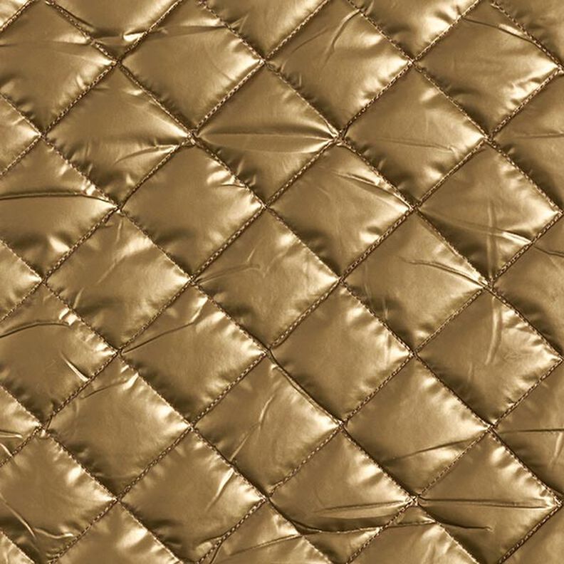 Tecido acolchoado Losangos – ouro velho,  image number 1