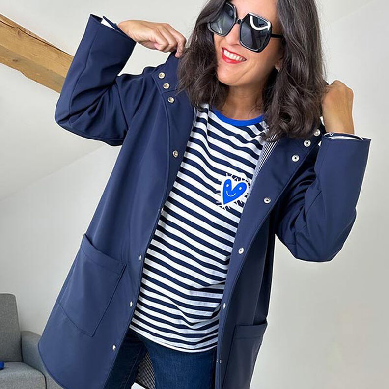 Softshell Liso – azul-marinho,  image number 8