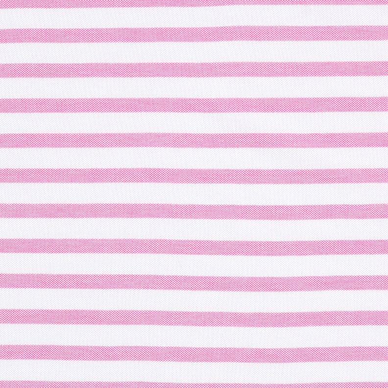 Jersey em tecido piqué às riscas – branco/pink,  image number 1