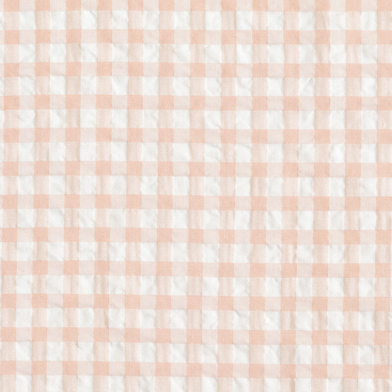 Anarruga Xadrez Vichy grande – branco/rosa-velho claro,  image number 1
