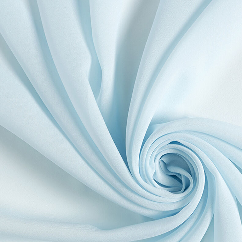 Chiffon de seda – azul claro,  image number 1