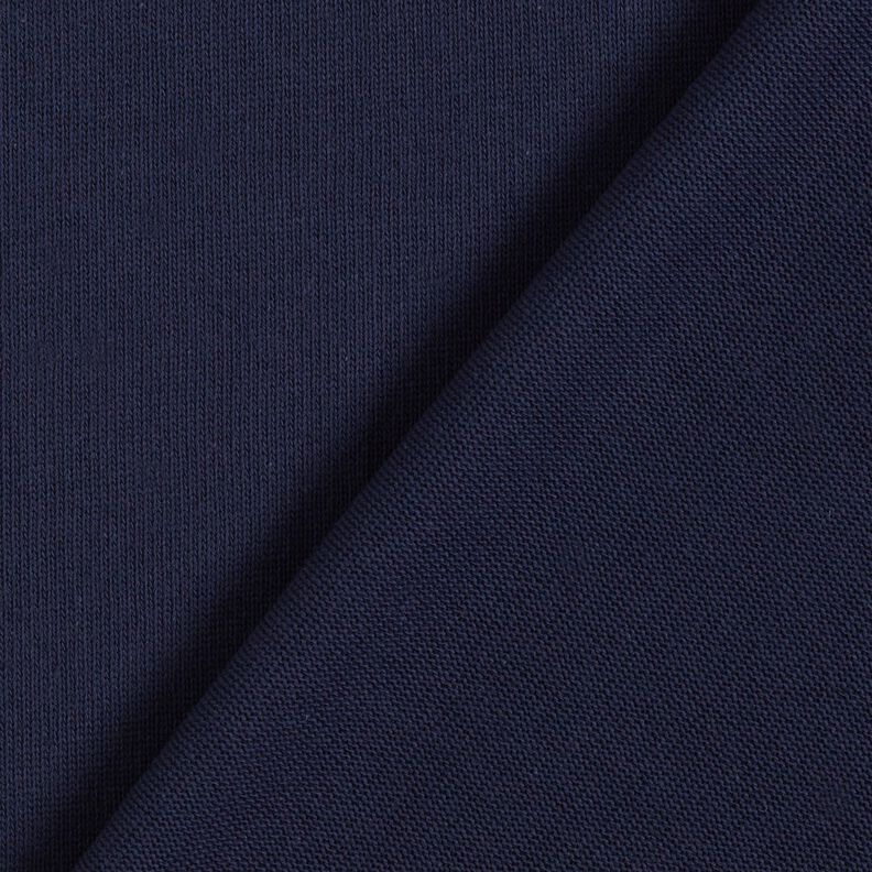 Tecido de malha de algodão – azul-noite,  image number 3