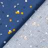 Tecido de algodão Cretone Pintas coloridas – azul-marinho,  thumbnail number 4