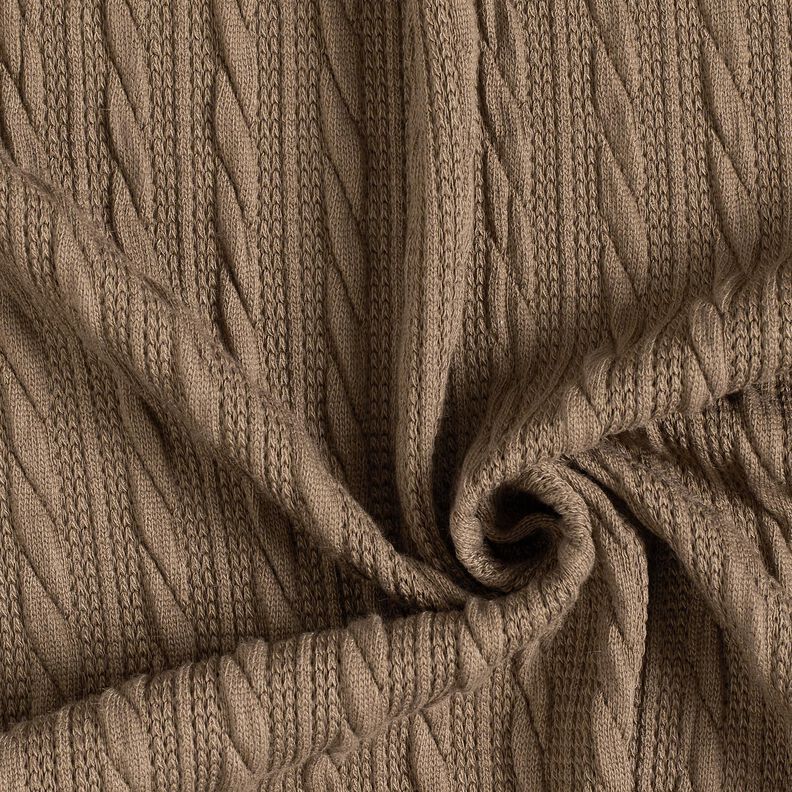 Malha Cloqué Padrão entrançado – duna,  image number 3