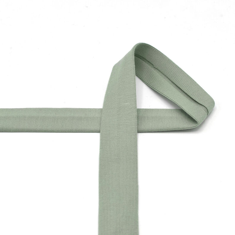 Fita de viés Jersey de algodão [20 mm] – verde amarelado,  image number 2