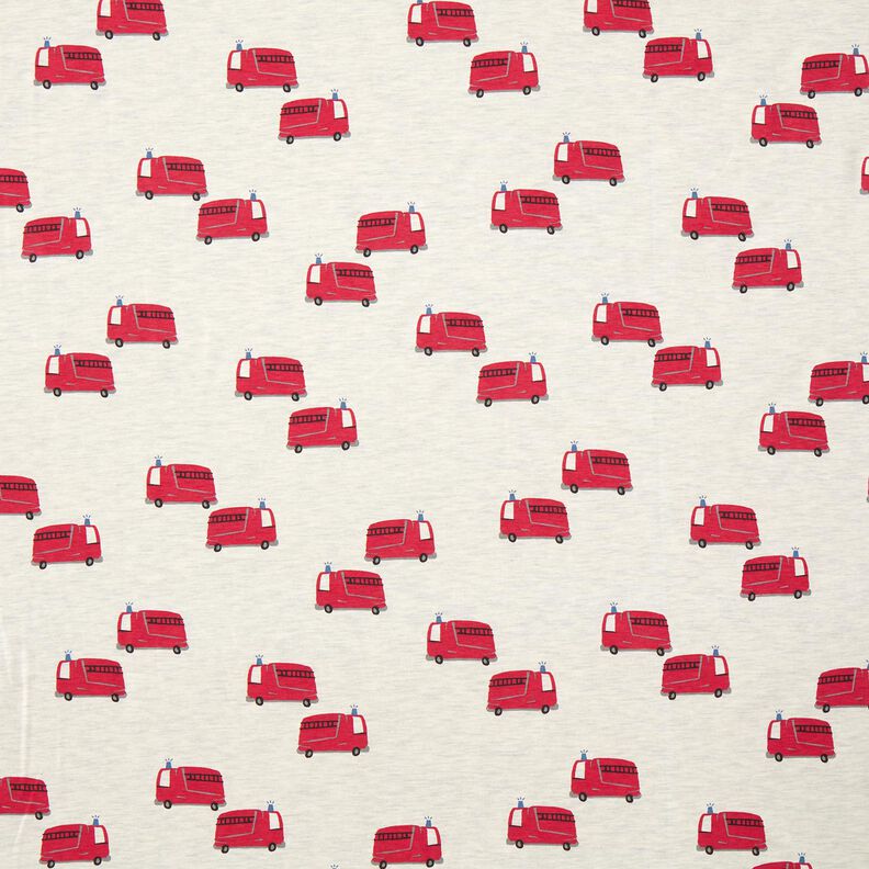 Jersey de algodão Carro dos bombeiros | by Poppy – natural,  image number 1