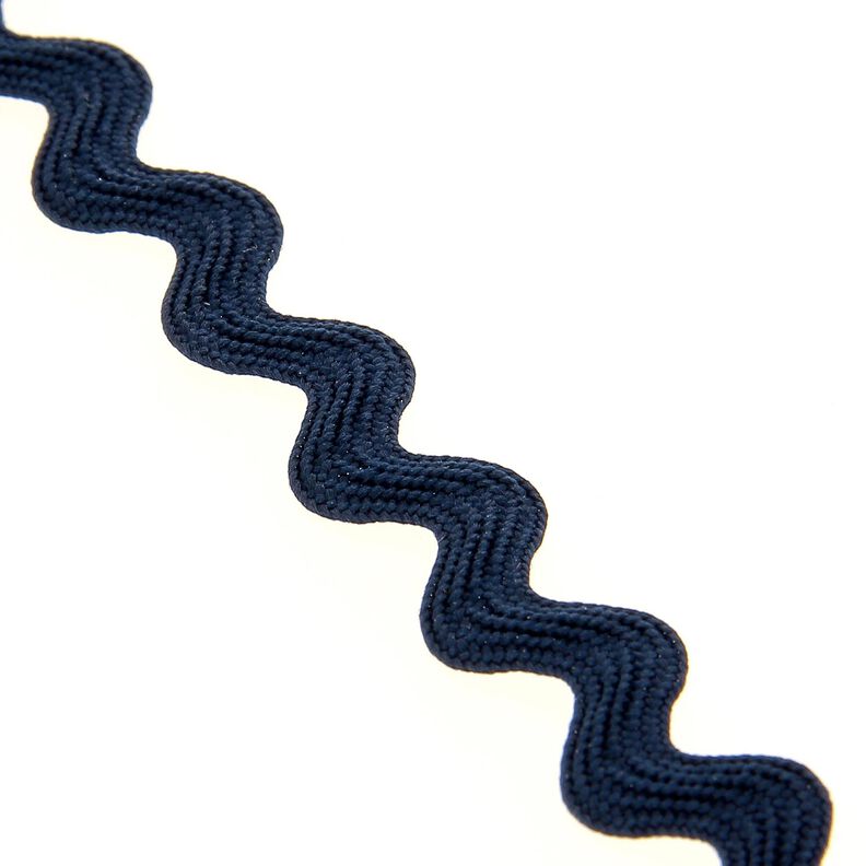 Cordão serrilhado [12 mm] – azul-marinho,  image number 1