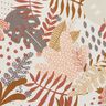 Tecido de algodão Cretone Plantas da selva abstratas – terracota/damasco,  thumbnail number 6