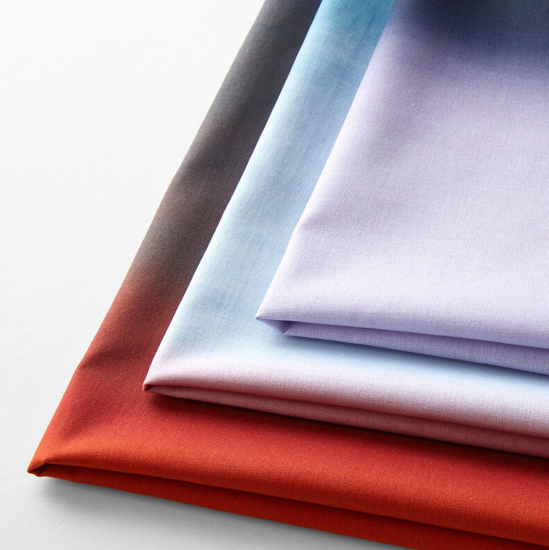 GOTS Cambraia de algodão Gradação de cor Pôr do sol | TCC x LOOKS by Wolfgang Joop – laranja/cinza,  image number 7