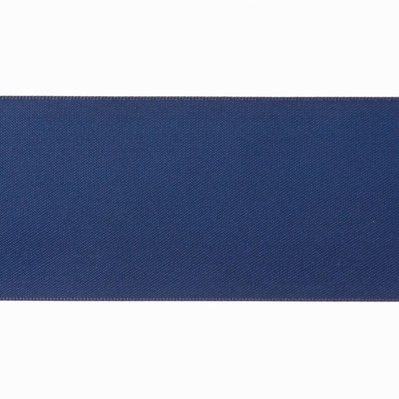 Fita de cetim [50 mm] – azul-marinho,  image number 1