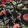 Tecido para decoração Gobelina Prado de flores – preto,  thumbnail number 2