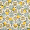 Tecido para decoração Gobelina Azulejos de limão – natural/amarelo-limão,  thumbnail number 1