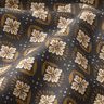 Tecido de algodão Cretone Azulejos floridos – granito,  thumbnail number 2