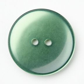Bot&atilde;o de 2 furos brilhante [&Oslash; 25 mm] &ndash; verde pinheiro, 