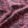 Jersey de algodão Mar de florzinhas – merlot/cor de coral,  thumbnail number 2