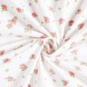 Popelina de algodão Rosas delicadas – vermelho/branco,  thumbnail number 3