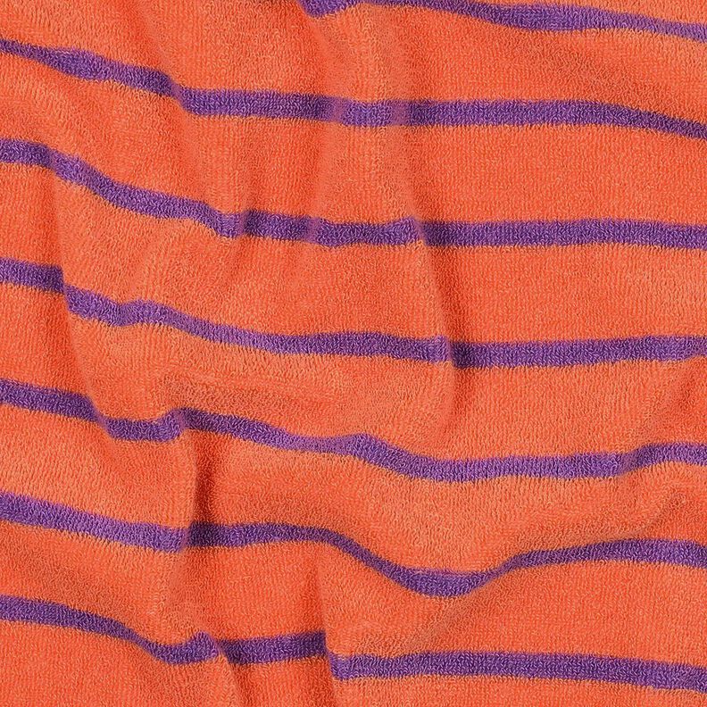 Tecido turco Jersey Riscas | Poppy Fabrics – laranja/vermelho violeta médio,  image number 2