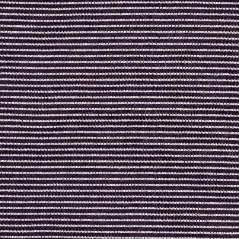 Malha fina Riscas estreitas – ameixa/branco,  image number 1