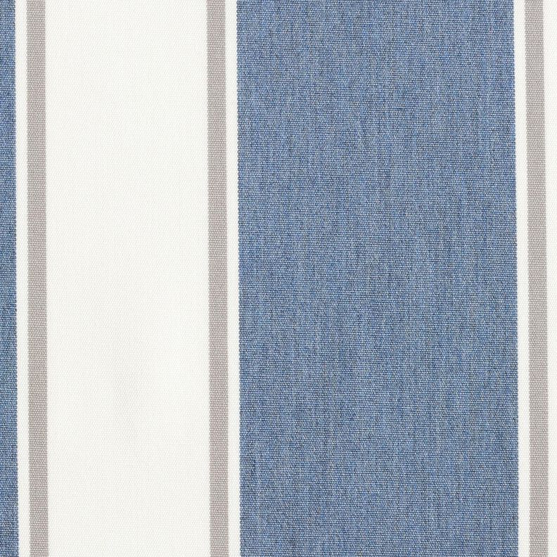 Tecido para exteriores Lona Riscas finas – branco sujo/cinza claro,  image number 1