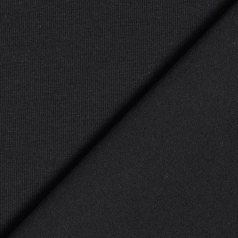 GOTS Jersey de algodão | Tula – preto,  image number 3