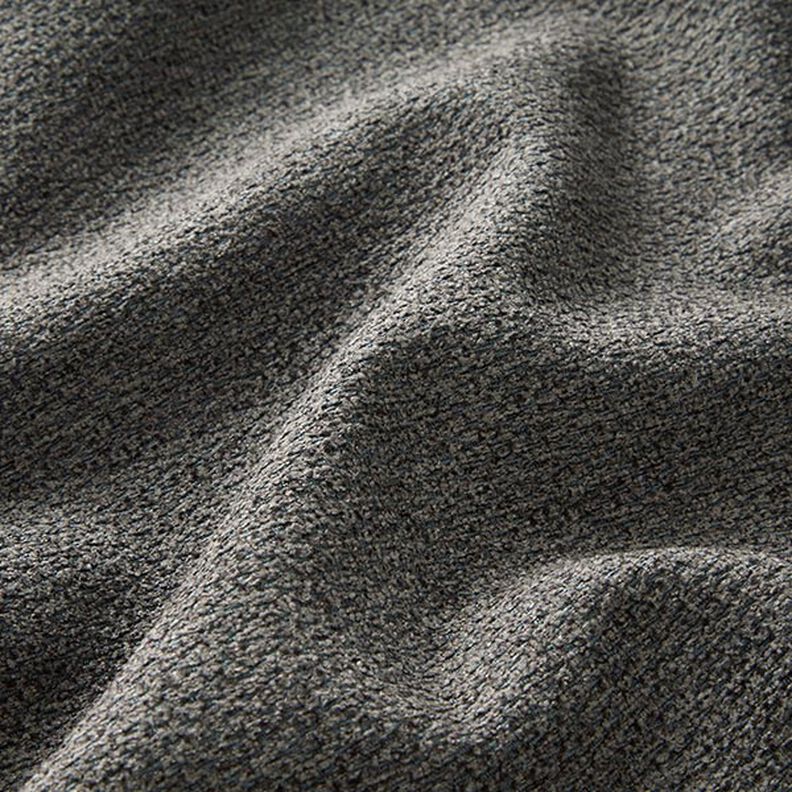 Tecido para estofos Efeito Chenille – cinzento escuro,  image number 2