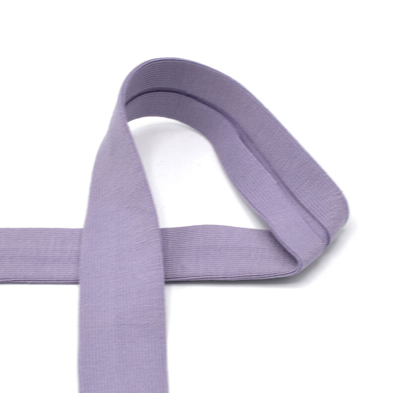 Fita de viés Jersey de algodão [20 mm] – lilás,  image number 1