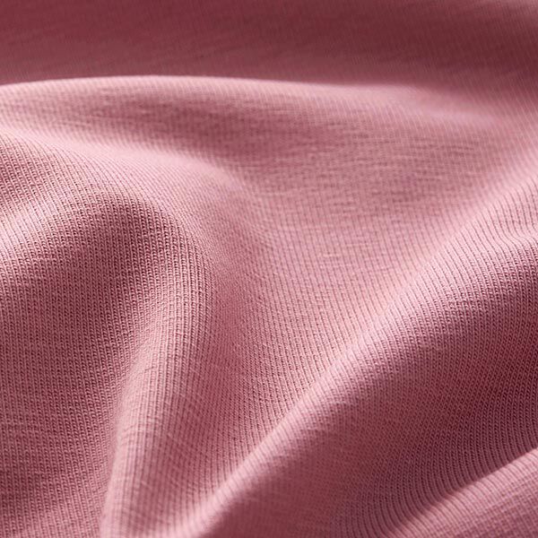 Jersey de algodão médio liso – rosa-velho escuro,  image number 4