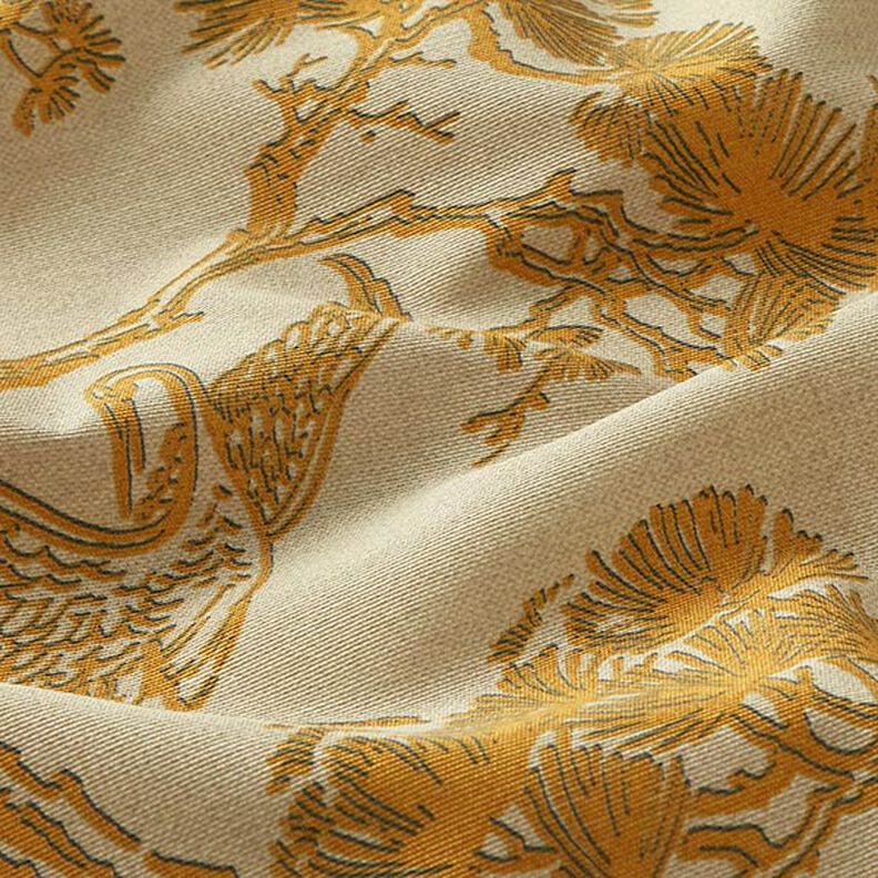 Tecido para decoração Lona Grou chinês – beige/amarelo-caril,  image number 2
