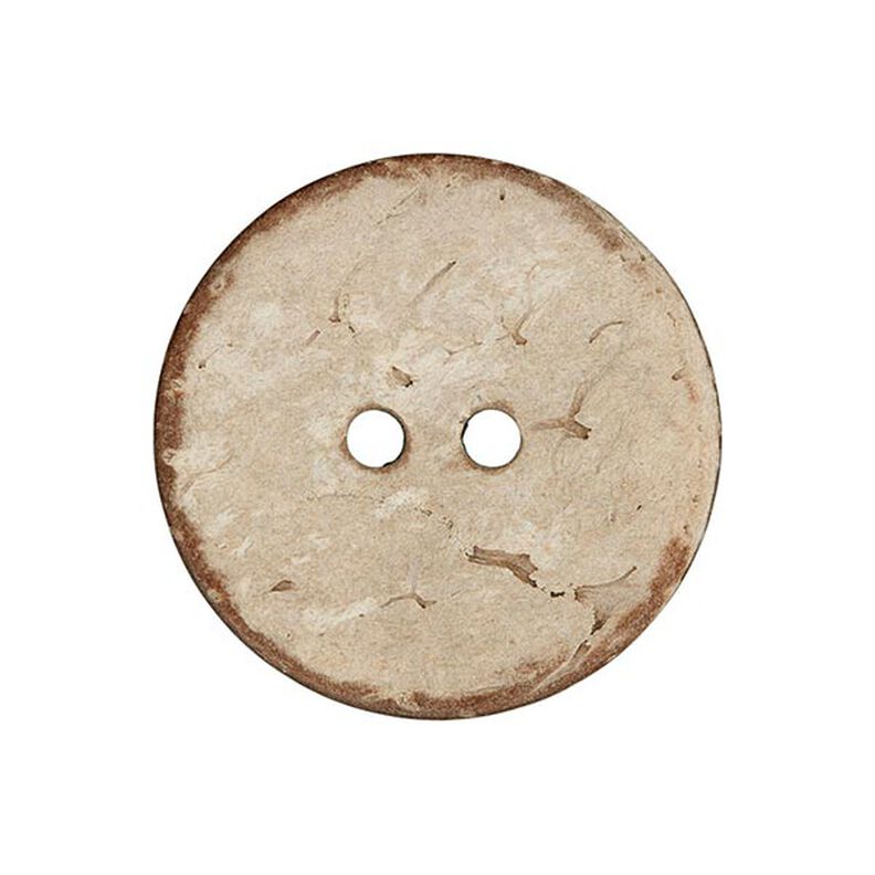 Botão de coco 2 furos Basic Chalky - beige,  image number 1
