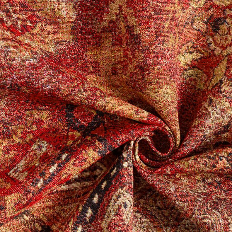 Tecido para decoração Gobelina tapete de tecido – terracota/vermelho-fogo,  image number 5