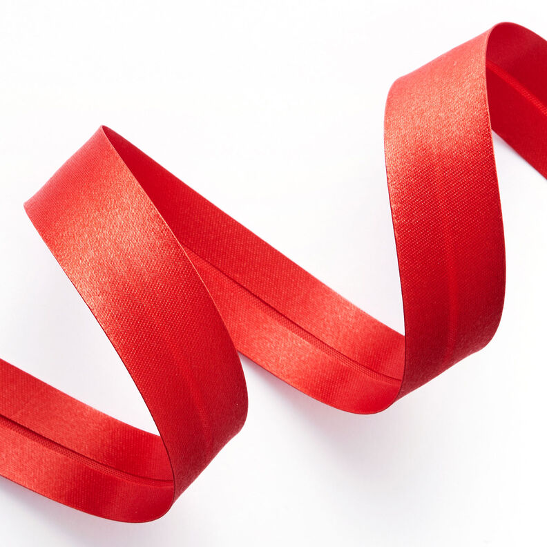 Fita de viés Cetim [20 mm] – vermelho,  image number 2