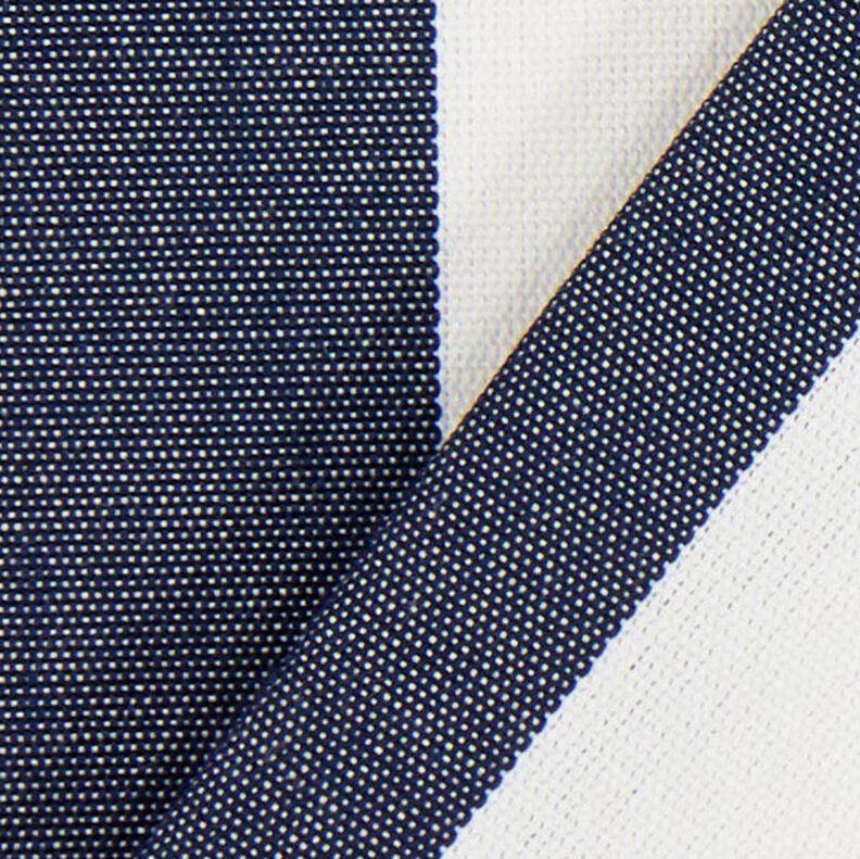 Tecido para toldos Riscas Toldo – branco/azul-marinho,  image number 3
