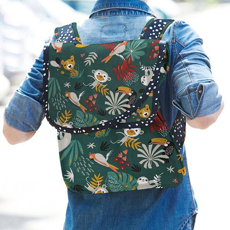 Tecido de algodão Cretone Selva – verde escuro,  image number 7