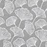 Tecido para decoração Jacquard Ginkgo grande – granito/marfim,  thumbnail number 1