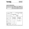 Spodnie, Burda 9292 | 104-146,  thumbnail number 9