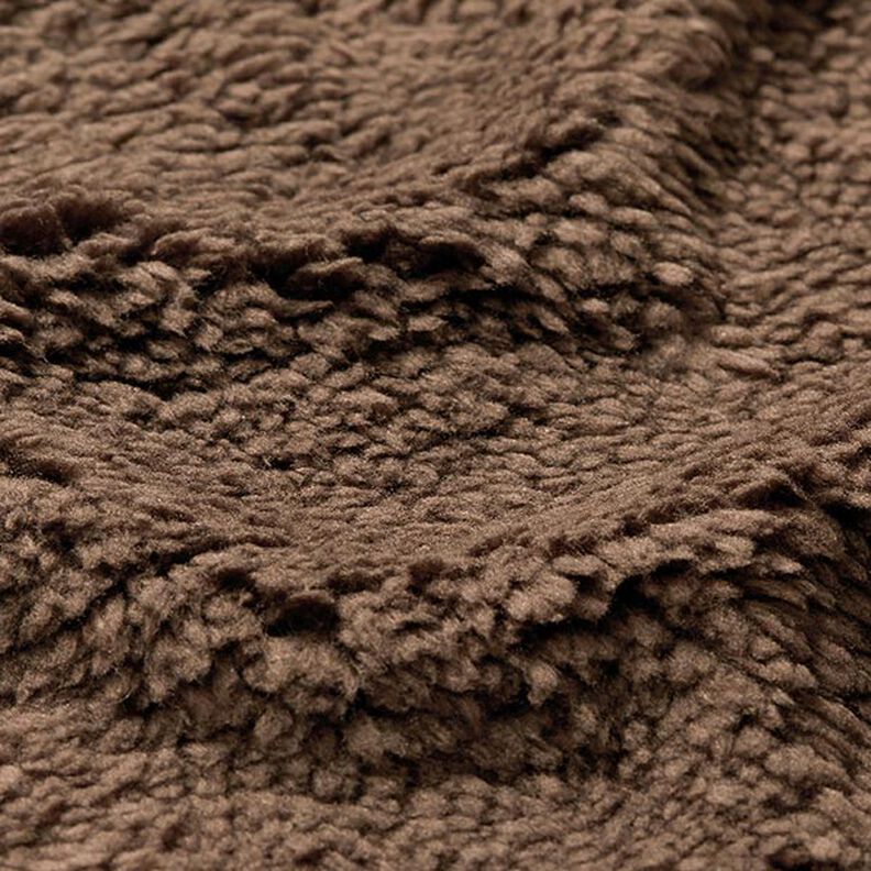 Pelo artificial Tecido Teddy – cor de chocolate,  image number 2