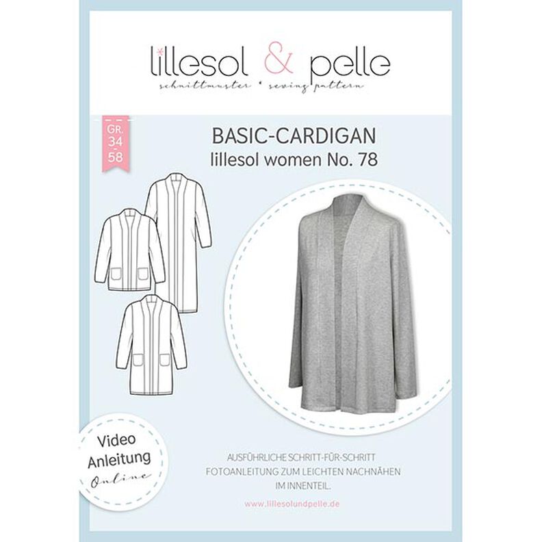 cardigã básico | Lillesol & Pelle No. 78 | 34-58,  image number 1