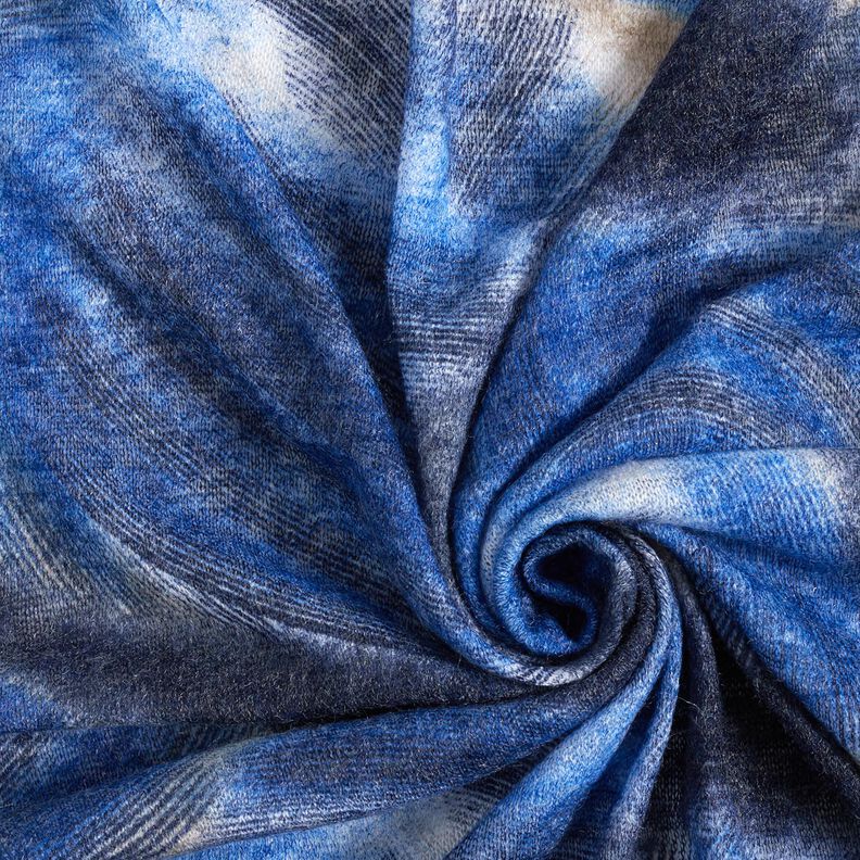 Malha fina Batik cardada – azul-marinho/azul-noite,  image number 3