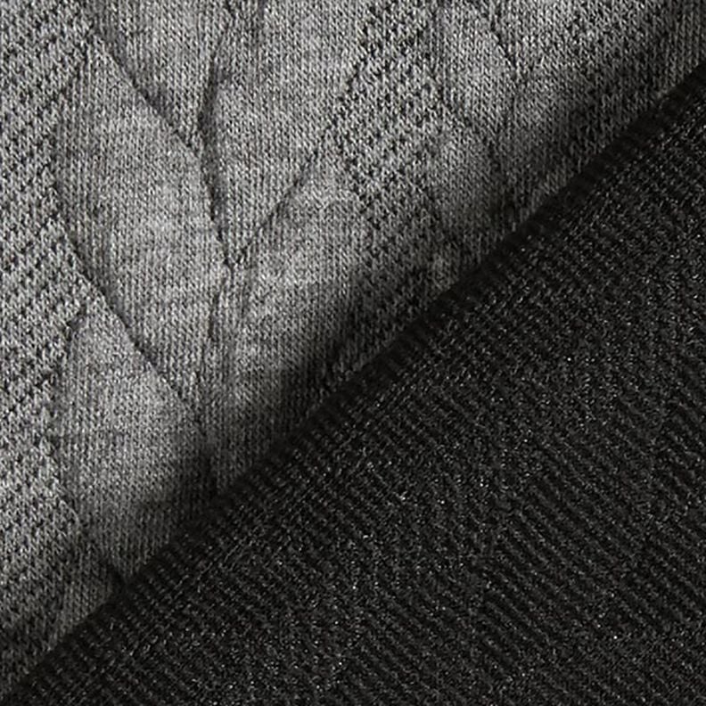 Jersey Jacquard Cloqué Padrão entrançado – cinzento claro,  image number 4