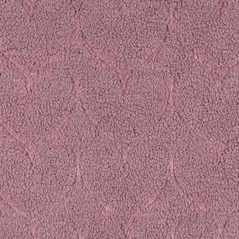 Pelo artificial Padrão de corações | Poppy Fabrics – rosa-velho escuro,  image number 1