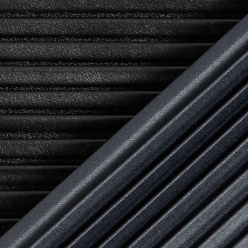 Pele sintética Plissado – preto,  image number 4
