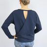 FRAU VEGA - Pullover casual nas costas com look trespasse, Studio Schnittreif  | XS -  XXL,  thumbnail number 8