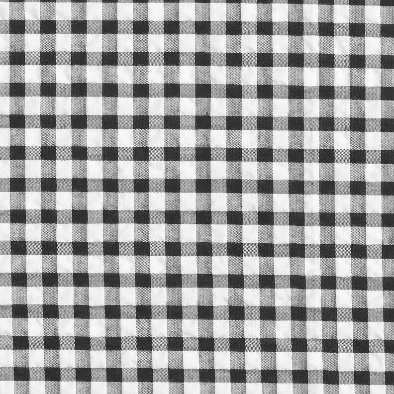 Anarruga Xadrez Vichy grande – branco/preto,  image number 1