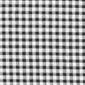 Anarruga Xadrez Vichy grande – branco/preto,  thumbnail number 1