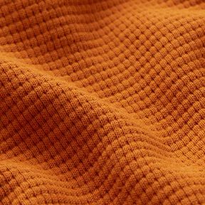 Jersey mini favos de algodão lisa – terracota | Retalho 90cm, 